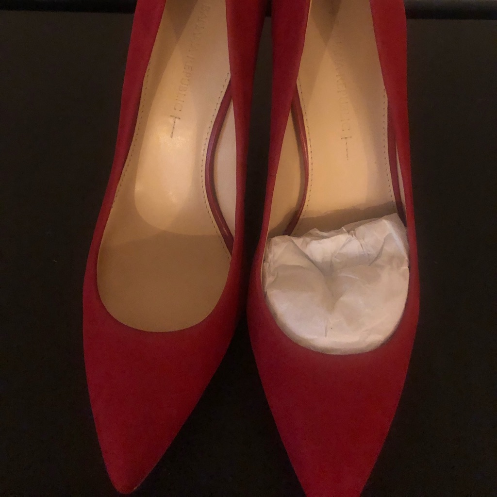 Br Ruby Red Pumps